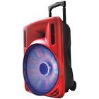 639131832121 Undisclosed Supersonic Portable Bluetooth Dj Speaker Red