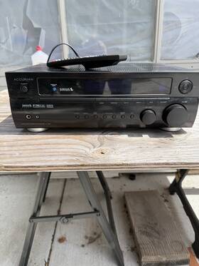 Ka700192 Accurian Avr-sirius 5.1 A/v Receiver Sirius Dts Dolby Digital Am/fm Tuner