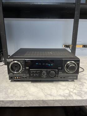 Av-d78 Aiwa Super T-bass Stereo Av Receiver . Read