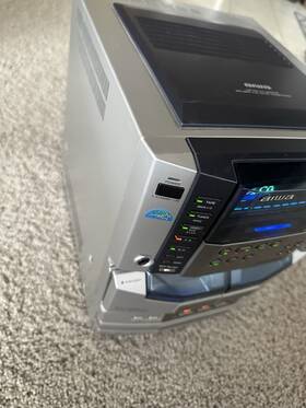 Cx-nhma86u Aiwa Dual Cassette Cd Player And Receiver Great Condition