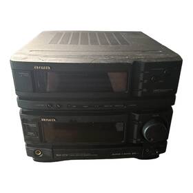 Rx-n737u Aiwa Genuine Stereo Receiver With Cd Deck - No Remote Power Tested