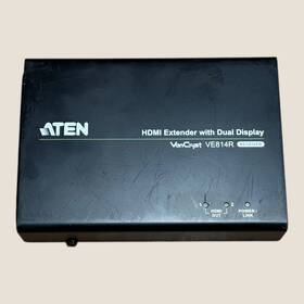 Ve814r Aten Hdmi Extender With Dual Display Receiver Unit Only