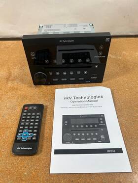 Irv31 Atp Products Inc. Irv Technology Am/fm/cd/dvd Rv Radio Stereo 2 Zones Wallmount Receiver