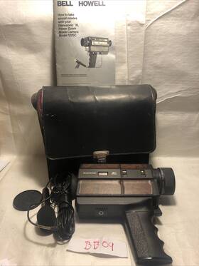 1225c Bell & Howell Vtg And Model Filmosonic Xl Color Super 8 Film Movie Camera