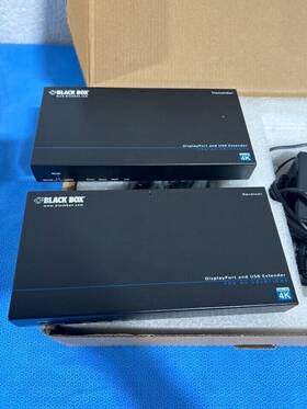 Uvx-dp-tp-100m Black Box Displayport And Usb Extender