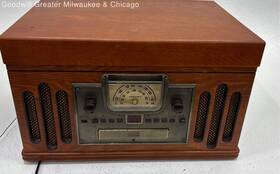 Cr74 Crosley 8-in-1 Record Player Bluetooth Cd Cassette Radio Turntable Usb