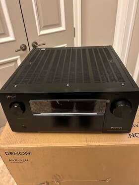 Avr-a1h Denon Ht Dolby Atmos Receiver Bundle With Mini Dsp Microphone