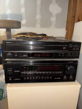 Dcm260 Denon Vintage Dcm 260 And Avr 1400 Untested No Remote Old Cables