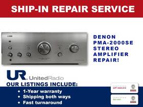 Pma-2000se Denon Repair Service For Stereo Integrated Amplifier