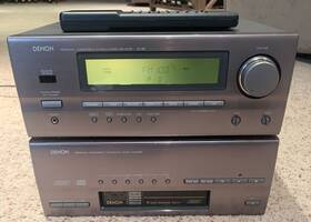 Udcm-80 Denon Udcm80 D-80 Bookshelf Stereo Receiver System 6 Cd Changer. Working