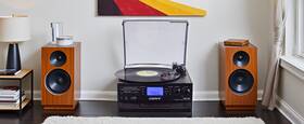 Desonic Huizhou Electronics Co. Ltd 797457436598 Looptone Vinyl Record Player 9-in-1 Multi-function Turntable 3-speed