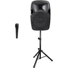 Djap-1254acmb Audiopipe Watt Bluetooth Pa Speaker With Mic And 784644226506