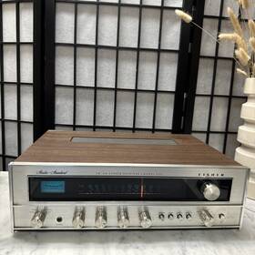 Sr232 Fisher 232 48w Stereo Receiver Phono In Wood Casing