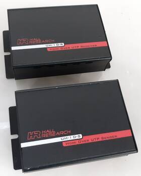 Uh-1d-r Hall Research Uh-1d-s Hdmi Over Utp Receiver/sender No Ac Unit Only