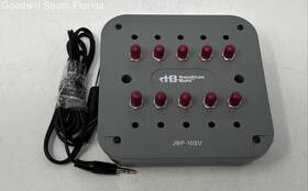Jbp-10sv Hamiltonbuhl 10-user Gray Headphone Jackbox Not Tested
