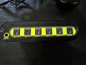 Jtdsm0402 J-tech Digital Toslink Spdif Optical 4x2 Switch - Works Great