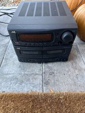 Ca-mx77mtn Jvc Stereo Receiver Ca-c77bk Tuner Phono Music Aux Inputs Retro Tested