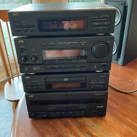 Dx-mx70bk Jvc Mx-70 Compact Component System Hi-fi Radio Cassette Tape Cd Player Read