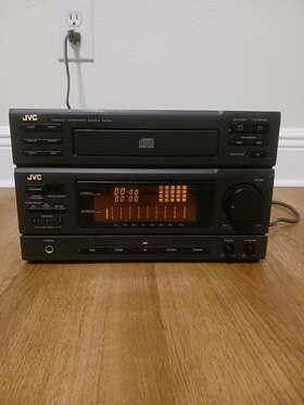 Mx-50 Jvc Compact Component System - No Remote Cds Skip Rare Htf Read
