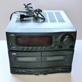 Mx-c77 Jvc Stereo Receiver System Cassette Deck Player 4amp Tested Works Great