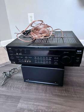 R-8010v Jvc Jvs 5 Channel Receiver Phono 500 Watss Nice Sound
