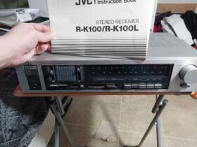 R-k100l Jvc Stereo Receiver Silver Hifi Separate Inch Untested Vintage