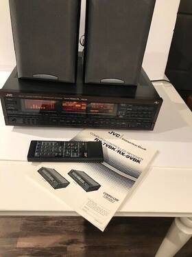 Rx-9vbk Jvc Fm/am Vintage Computer Controlled Stereo Receiver Working Tested