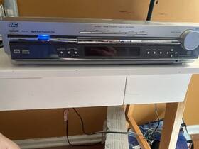 Rx-dv3 Jvc 5.1 Home Theater Receiver Dvd/cd Player Dolby Digital Dts Silver