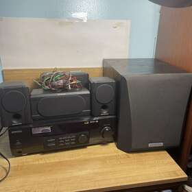Vr-505 Kenwood 019048127396 5.1 Channel 500 Watt Surround Sound Receiver And Speakers Tested