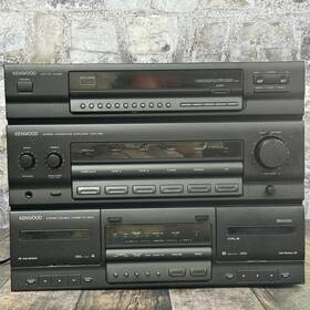 Krx-792 Kenwood Stereo Integrated Amplifier With Am Fm Tuner Double Cassette Deck