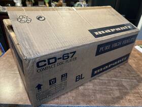 Cd-67 Marantz Compact Disc Player Box And Styrofoam Corners Only