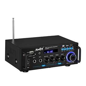 100w Moukey 708302981439 2.0 Channel Stereo Bluetooth 5.0 Karaoke Amplifier Audio Receiver