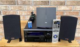Cr-325 Onkyo 751398008535 100% Tested Cd/am/fm/aux Receiver With Klipsch Thx Speakers Terk Ant