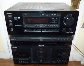 Onkyotx-ds575 Onkyo / Sony Cdp-cx230 Ht Receiver And Bdp-s300 Blu-ray Player