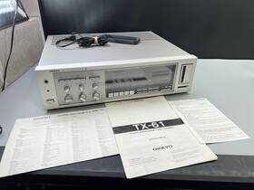 Tx-61 Onkyo Quartz Synthesized Tuner Amplifier 60 Watts Per Channel Rare