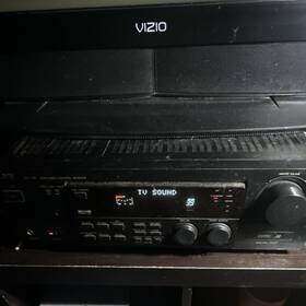 Tx-78r Onkyo Stereo Receiver Black Radio Tuner 3 Inputs Am/fm Analog