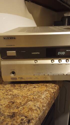 Tx-sa605 Onkyo Audio Video Av Amplifier Manual Pre-owned Good Condition