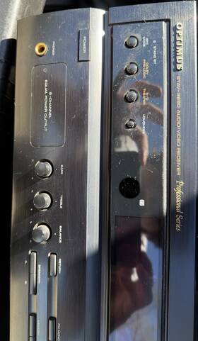 Stav-3698 Optimus A/v Receiver Dolby Pro Logic 5-channel Black 1998