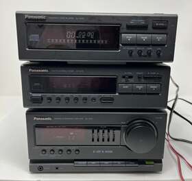Su-ch9p-k Panasonic Stereo Integrated Amplifier Su-ch9/sl-ch9 Cd Player/st-ch9 Tuner-works
