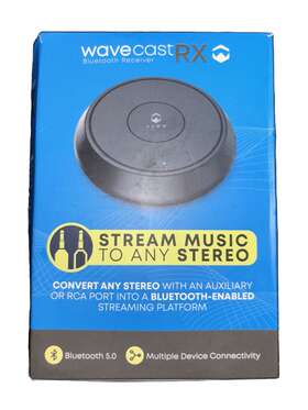 Paww 850010421117 Wavecast Rx Bluetooth 5.0 Audio Receiver Multiple Device Connectivity