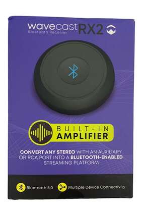 Paww 850010421230 Wavecast Rx V2 Bluetooth Receiver With Built-in Amplifier