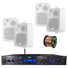Pda7bu-2x-ekmr408w-eb16g50ft-cca Pyleaudiobundle Home Amplified Bluetooth 728120498841