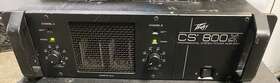 Peavey 800x Cs 1200 Watt Stereo Power Amplifier Pulled From Church For Upgrade