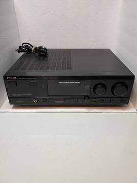 Fr994 Philips Digital Audio And Video Surround Receiver Black