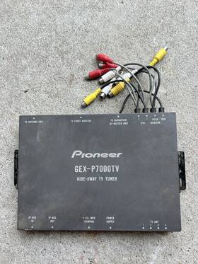 Gex-p7000tv Pioneer Hide-away Tv Av Master Unit/tuner 4-channel Fm Modulator