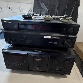 Vsx-814 Pioneer 5.1 A/v Receiver Dolby Digital Dts Am/fm Tuner Black