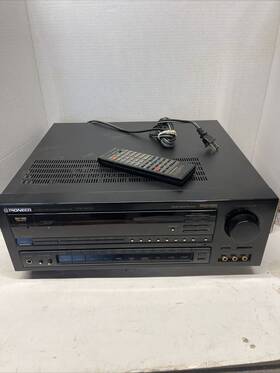 Vsx-d602s Pioneer Vsx-d6025 Audio - Video Dolby Pro Logic Stereo Receiver With Controller