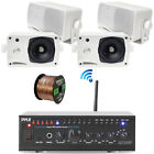 Ptauwifi46-2plmr24 Pyle Wifi Bluetooth Stereo Amplifier Box Speakers Wire 842893114477