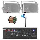 Ptauwifi46-plmr24s Enrock Pyle Wifi Bluetooth Stereo Amplifier Box Speakers 842893114521