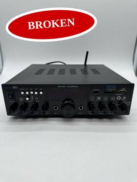 Pda4bu.5 Pyle Broken Home Stereo Amplifier Audio Receiver Wireless Bluetooth 200w